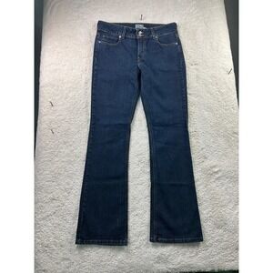 Levis Jeans Womens 8 Medium Blue Bootcut Stretch Denim Classic‎ Fit Dark Wash